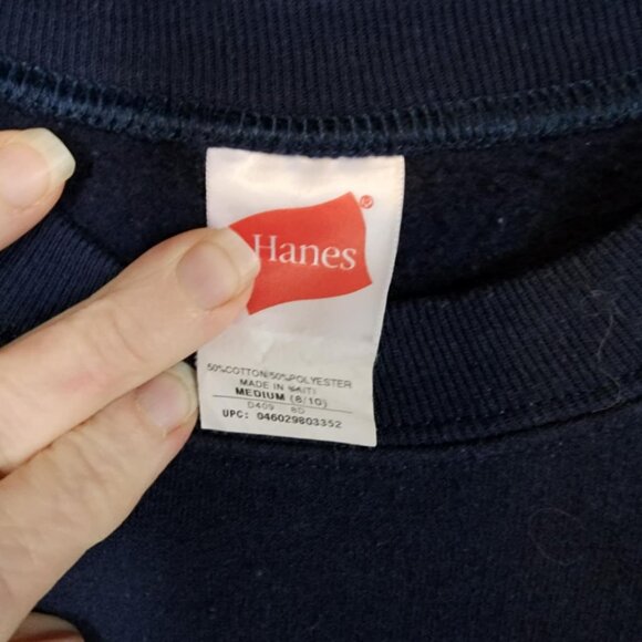 EUC Cabelas Ft. Worth Texas Navy Sweatshirt (Hanes) - Picture 3 of 4